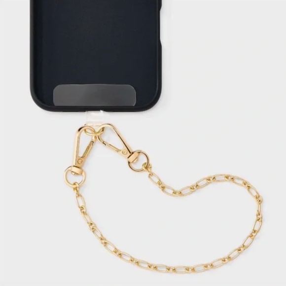 👑 A NEW DAY NWT Gold Chain Accessory Wristlet Phone Strap - Picture 3 of 9